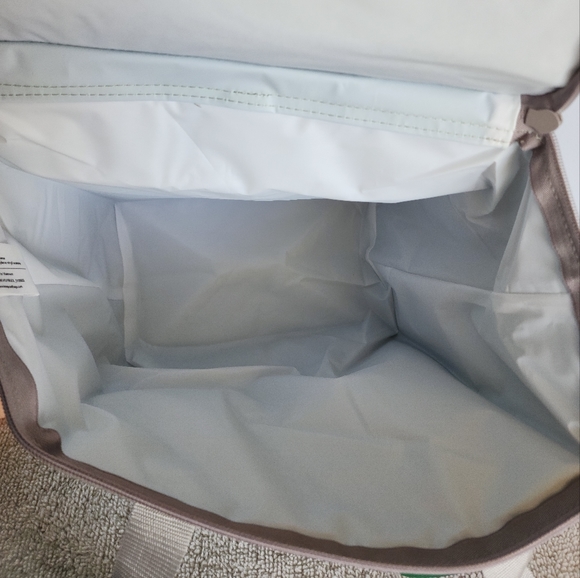 X2 WHOLE FOODS MARKET Insulated Reusable Cooler Green Grocery Shopping Bag - Picture 6 of 10